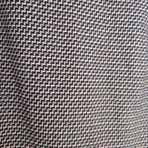 Loft Blue Tweed Fringe Hem Career Dress - Picture 3 of 10